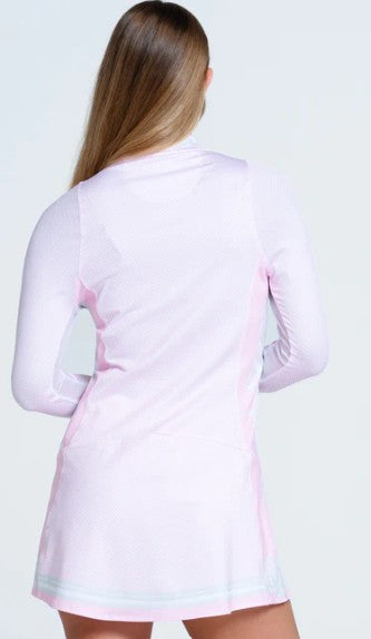 Lucky In Love Long Sleeve Peony Piaza Dress 32.5"