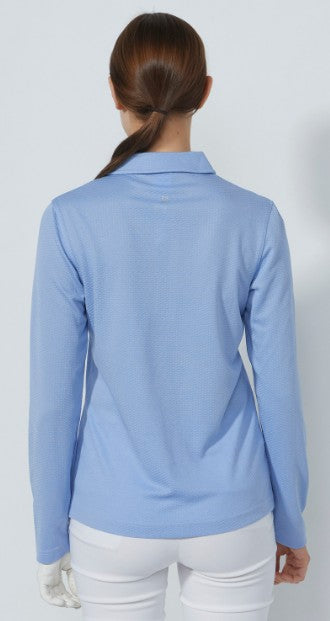 Daily Sports BLUE ILLUSIONS Peoria Long Sleeve Polo Shirt