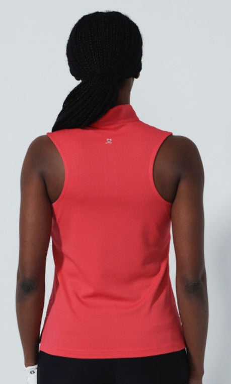 Daily Sports Leo Coral Peoria Intense Coral Sleeveless Racer Back Shirt