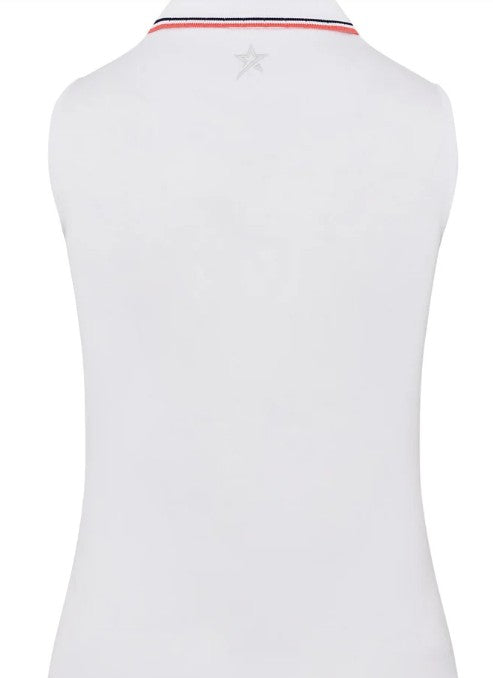 SWING OUT SISTER Solids Pickle Contrast Collar Sleeveless Top (Multiple Colors)