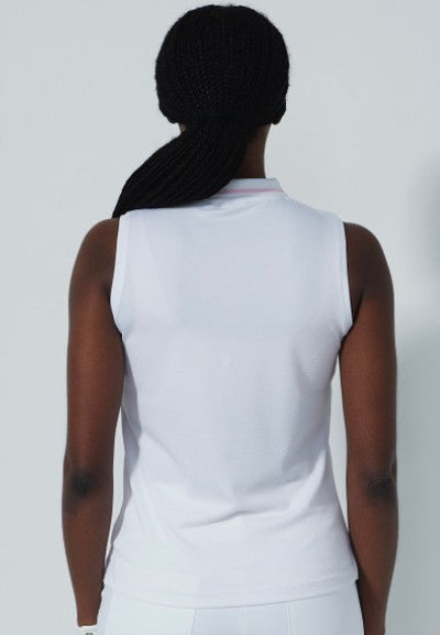 Daily Sports Color Block Sleeveless Polo Shirt (Multiple Colors)