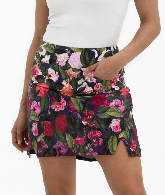 FORAY Notch Hem Skirt 15.5"