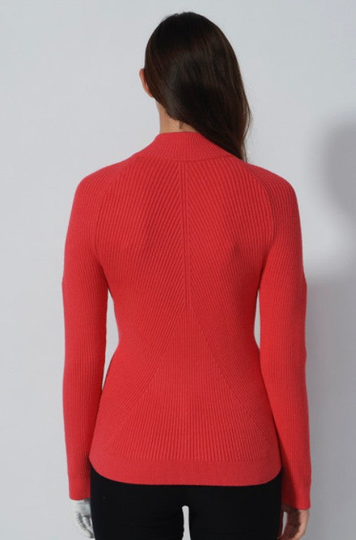 Daily Sports LEO CORAL Rib Cardigan