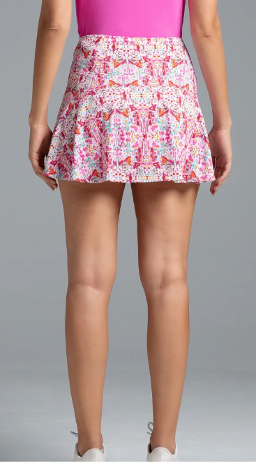 IBKUL Ridley Print Swing Skort 13"