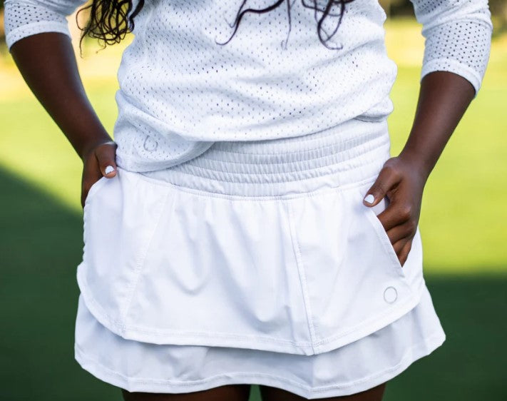 The Bubble Solid Ruffle Skirt 13.5" (Multiple Colors)