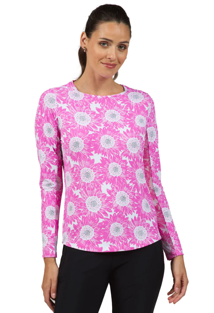 IBKUL Ruthie Crew Neck Long Sleeve (Multiple Colors)