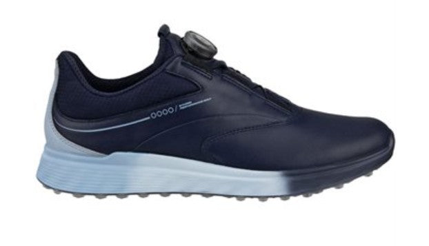 ECCO Women's GOLF S-THREE BOA SHOE in Dusty Blue Air