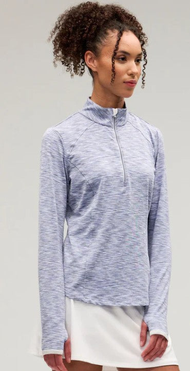 ZERO RESTRICTION SHAE LONGSLEEVE ZIP MOCK (MULTIPLE COLORS)