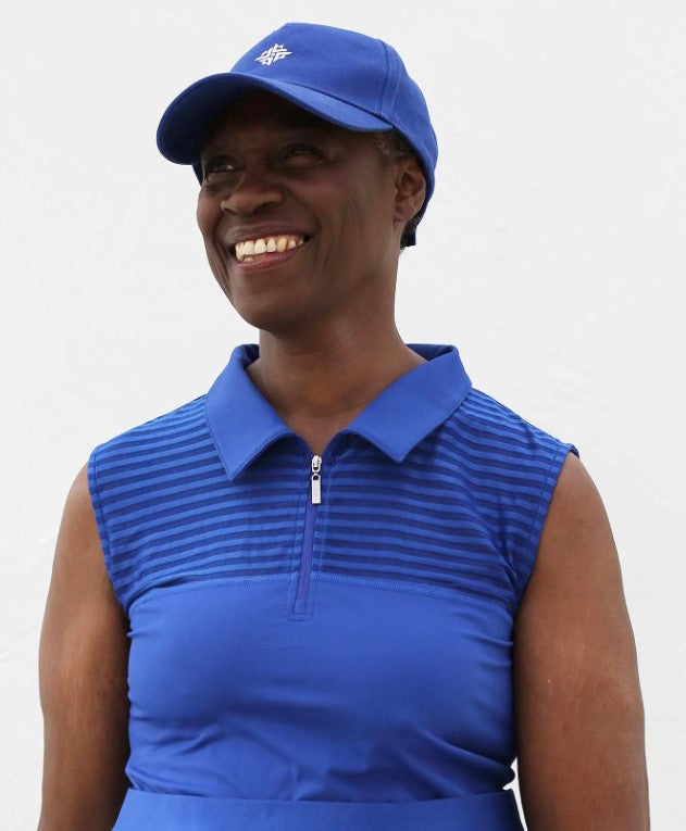 FAMARA TONAL SOLIDS SLEEVELESS SHEER GOLF SHIRT (MULTIPLE COLORS)
