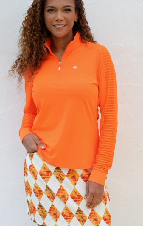 FAMARA TONAL SOLIDS SHEER LONG SLEEVE SHIRT (MULTIPLE COLORS)