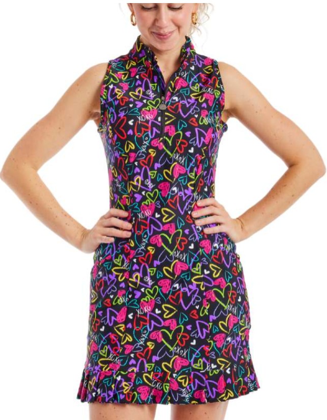 Tzu Tzu HEARTBREAKER SHILOH MODIFIED RACERBACK SLEEVELESS DRESS