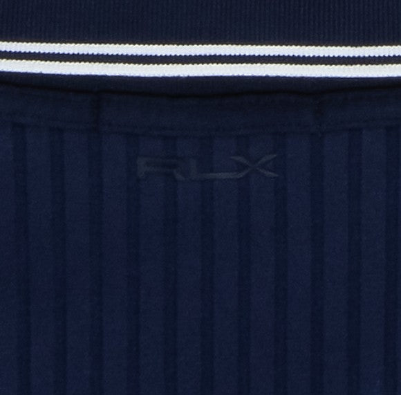 Ralph Lauren RLX SHORT-SLEEVE DROP NEEDLE RIB KNIT POLO (SLIM FIT)