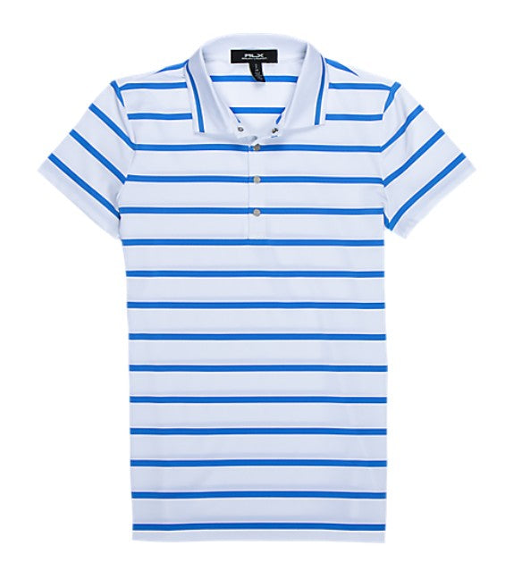 Ralph Lauren RLX SHORT-SLEEVE LIGHTWEIGHT AIRFLOW POLO STIRIPE (Multiple Colors)