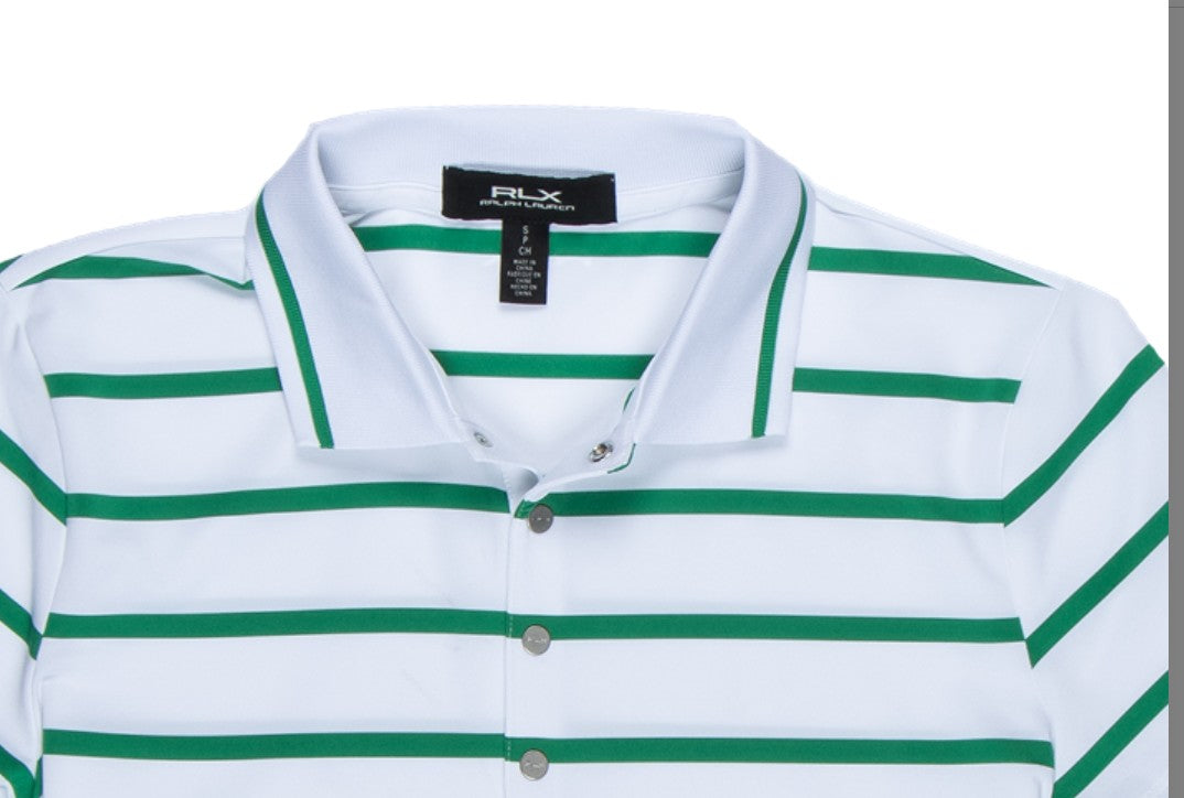 Ralph Lauren RLX SHORT-SLEEVE LIGHTWEIGHT AIRFLOW POLO STIRIPE (Multiple Colors)