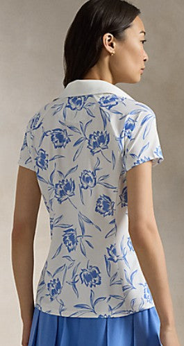 Ralph Lauren RLX SHORT-SLEEVE LIGHTWEIGHT AIRFLOW POLO W/ SCALLOP PLACKET