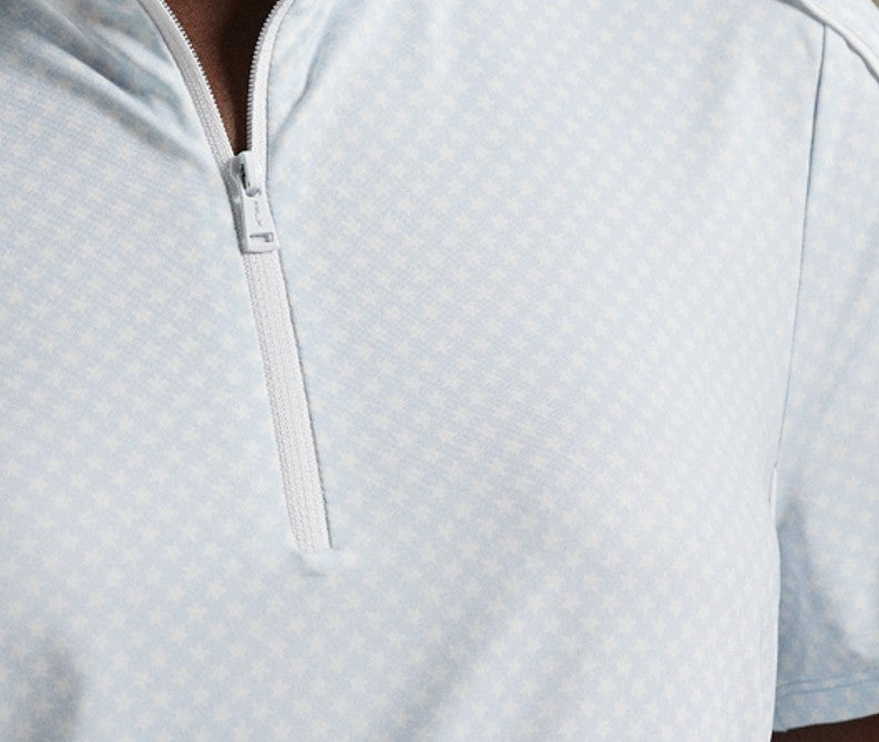 Ralph Lauren RLXSHORT-SLEEVE LIGHTWEIGHT AIRFLOW 1/2 ZIP MOCK NECK PULLOVER