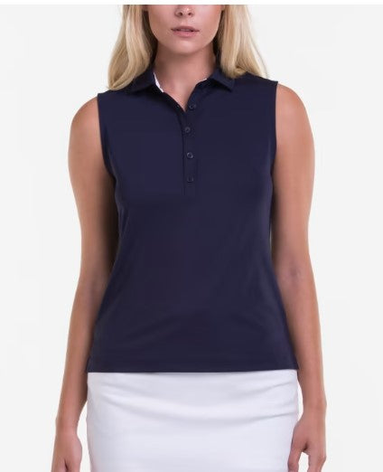 Fairway & Greene CHARLOTTE SLEEVELESS JERSEY POLO ESSENTIALS (MULTIPLE COLORS)