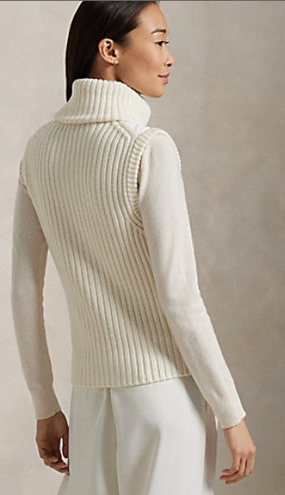 Ralph Lauren RLX WOOL BLEND FULL-ZIP SWEATER VEST (Multiple Colors)