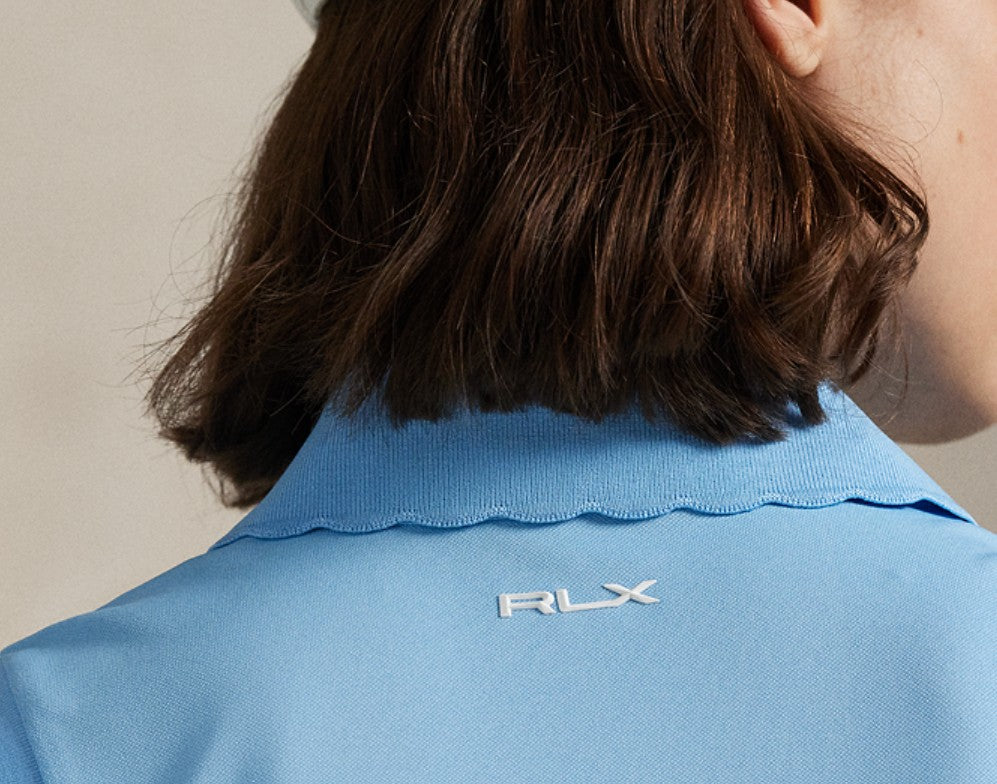 Ralph Lauren RLX SLEEVELESS AIR TECH PIQUE POLO W/ SCALLOP PLACKET (Multiple Colors)