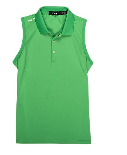 Ralph Lauren RLX SLEEVELESS AIR TECH PIQUE TOURNAMENT POLO (Multiple Colors)