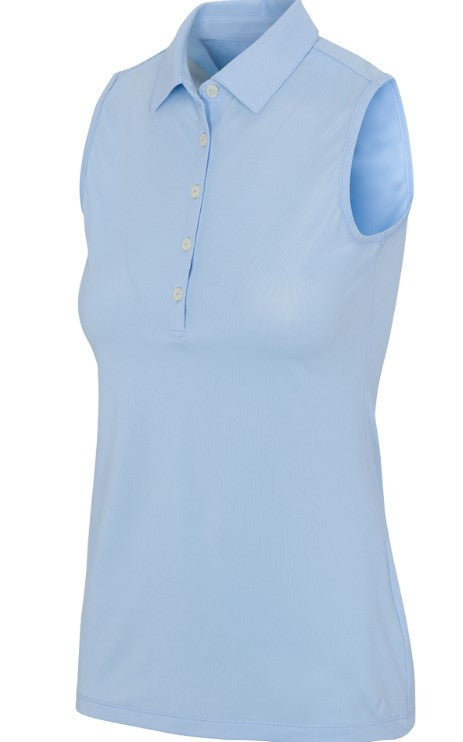 Greg Norman Freedom Micro Pique Sleeveless Polo (Multiple Colors)