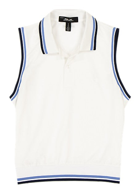 Ralph Lauren RLX SLEEVELESS TOUR PIQUE VAL POLO (Multiple Colors)