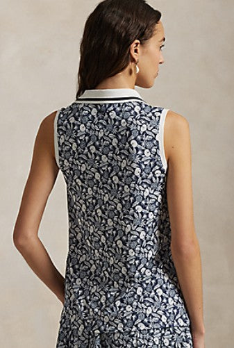 Ralph Lauren RLX Tailored Fit Sleeveless Polo in CHEEKY PINEAPPLE