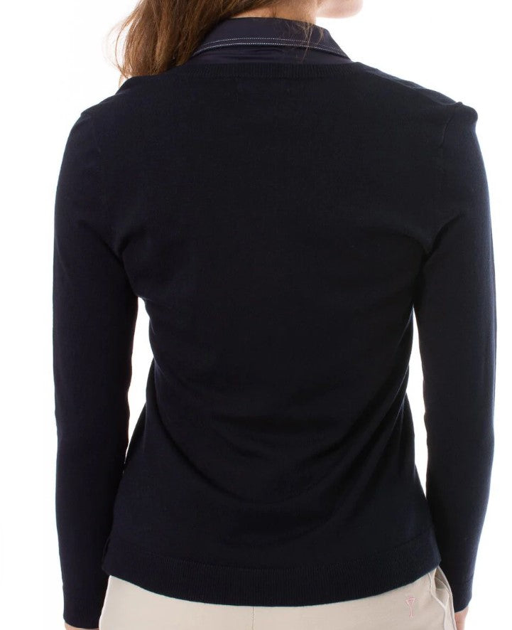 Golftini Stretch V-Neck Sweater (Multiple Colors)