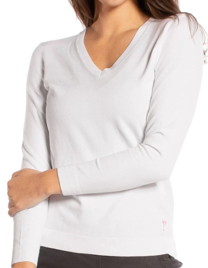 Golftini Stretch V-Neck Sweater (Multiple Colors)