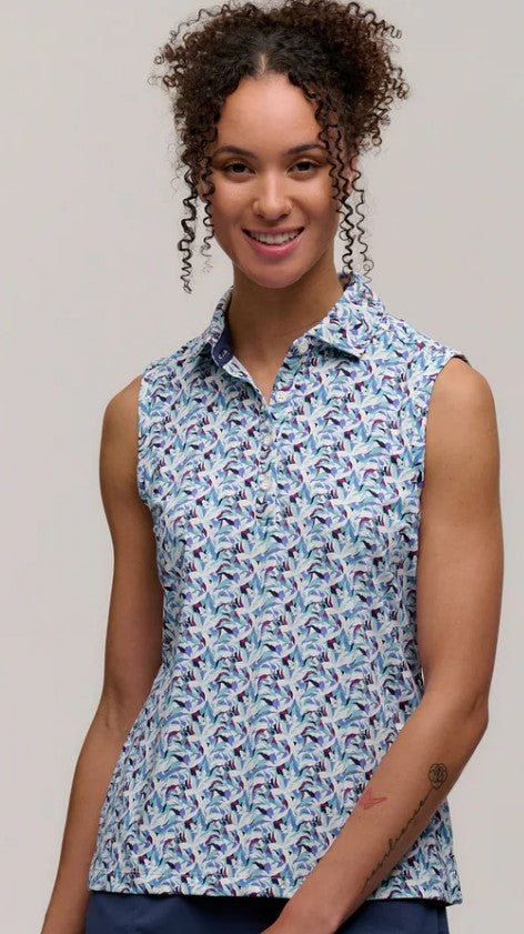 ZERO RESTRICTION SUMMER SLEEVELESS POLO (MULTIPLE COLORS)