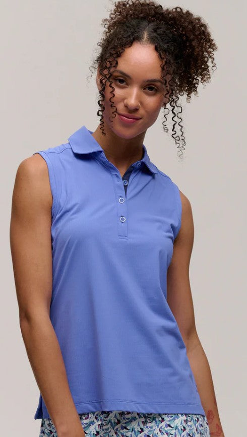 ZERO RESTRICTION SUMMER SLEEVELESS POLO (MULTIPLE COLORS)