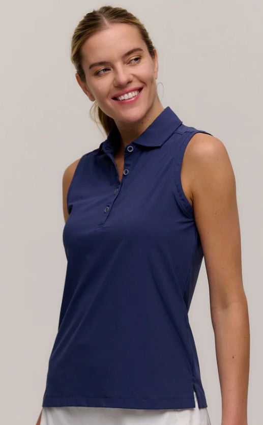 ZERO RESTRICTION SUMMER SLEEVELESS POLO (MULTIPLE COLORS)