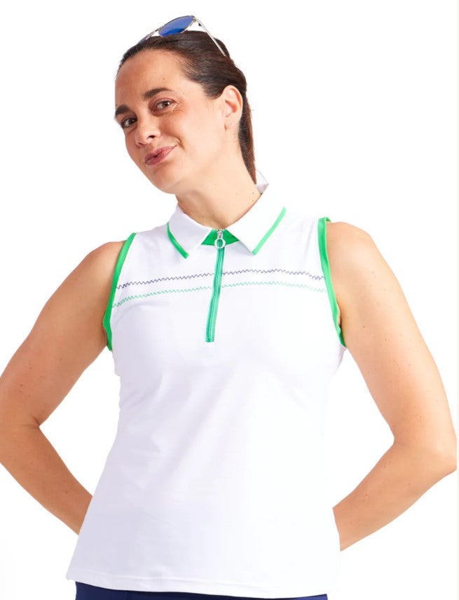 Kinona WAILUA SUN KISSED SLEEVELESS GOLF TOP