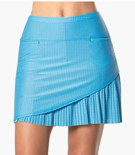 Lucky In Love Tropical Sublime Swift Pleated Skort 17.25"