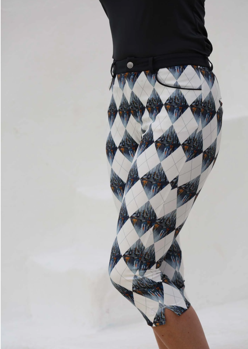 FAMARA Docklands - Harlequin Pedal Pusher Pants