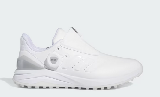 Adidas Solarmotion BOA 24 Spikeless Golf Shoes - Cloud White / Silver Metallic