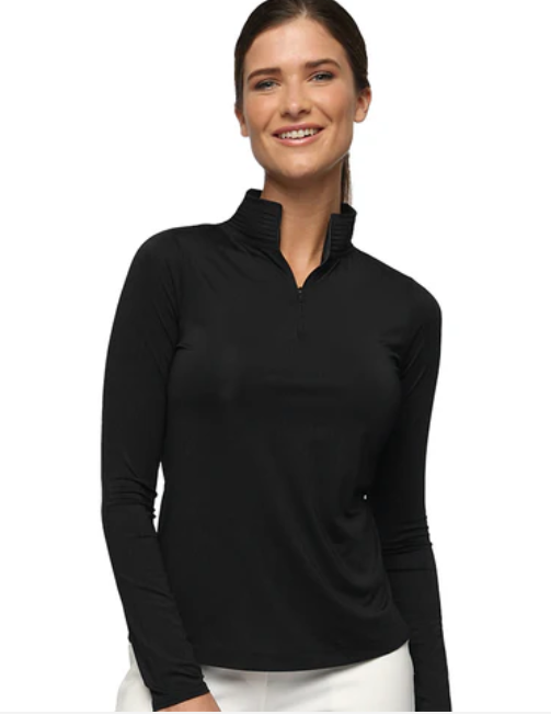 Belyn Key Essentials Long Mock Sleeve Top (Multiple Colors)