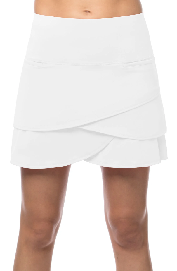 Lucky In Love Scallop Skort 15.5" (Essentials Multiple Colors)