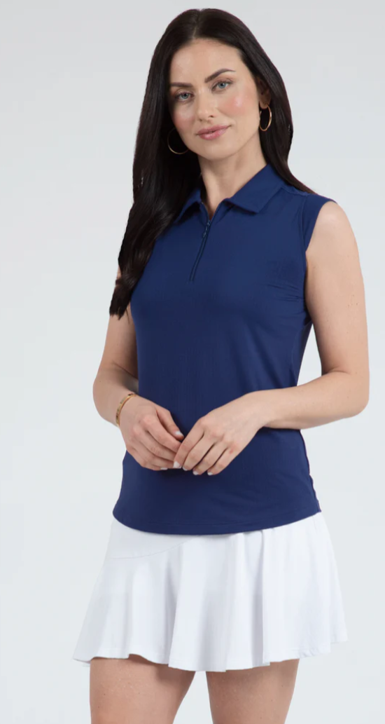 IBKUL Sleeveless Polo (Multiple Colors)