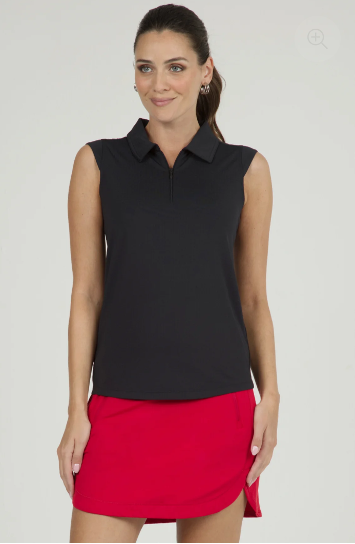 IBKUL Sleeveless Polo (Multiple Colors)