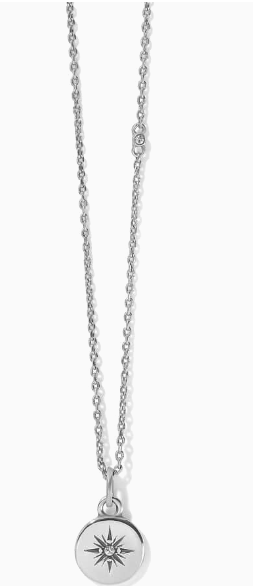Brighton Voyage Mini Compass Necklace