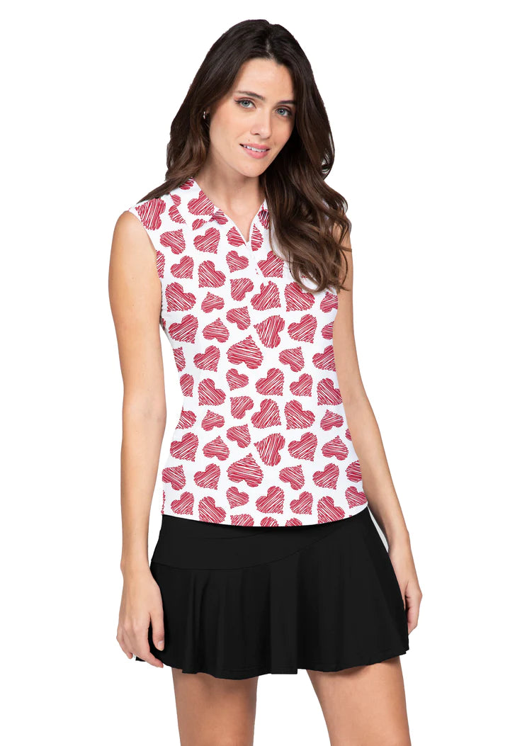 IBKUL Scribble Hearts Sleeveless