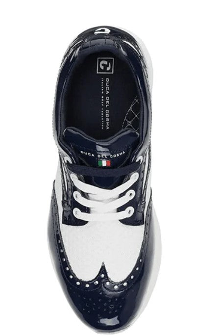 Duca Del Cosma Serena Golf Shoe - White/Navy