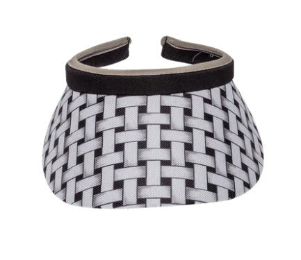GloveIt Shadow Weave Print Solid Clip-On Visors
