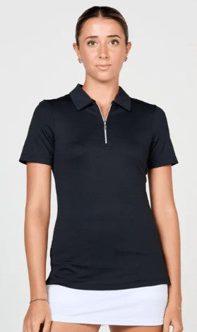 Sofibella Short Sleeve Polo Top (Multiple Colors)