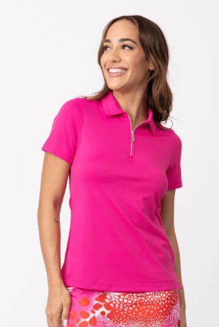 Sofibella Short Sleeve Polo Top (Multiple Colors)
