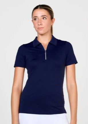 Sofibella Short Sleeve Polo Top (Multiple Colors)