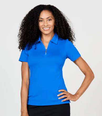 Sofibella Short Sleeve Polo Top (Multiple Colors)