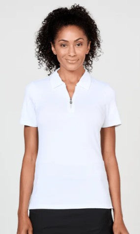 Sofibella Short Sleeve Polo Top (Multiple Colors)