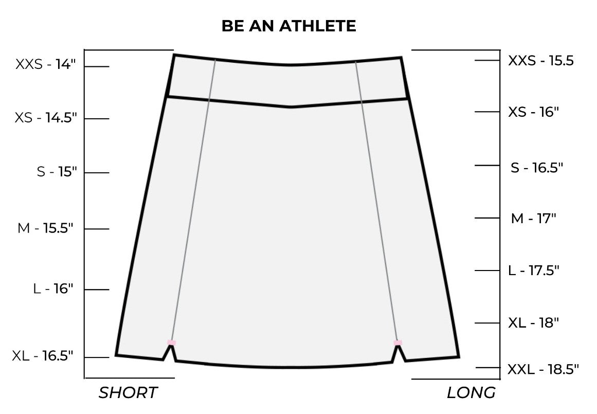 Golftini Be an Athlete 17.5" Skort (Multiple Colors)